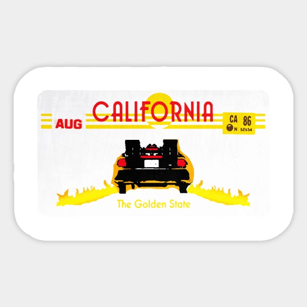 California future license plate Sticker by Producer